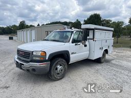 (Crewe, VA) 2006 GMC Sierra 3500 4x4 Service Truck Runs & Moves) (Check Engine Light On