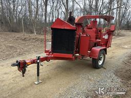 (Hagerstown, MD) 2009 Bandit Industries M90XP Portable Chipper (9in Disc), trailer mtd No Title) (Ru
