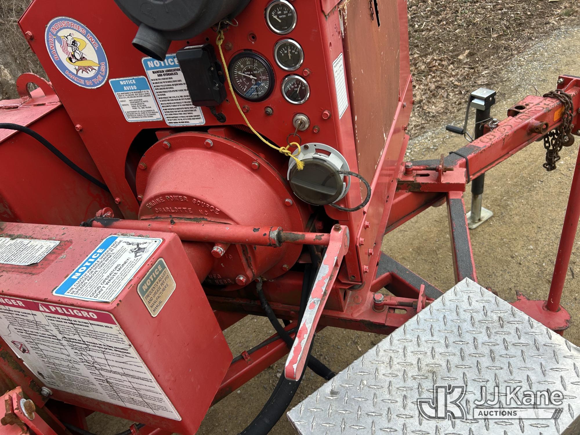 (Hagerstown, MD) 2009 Bandit Industries M90XP Portable Chipper (9in Disc), trailer mtd No Title) (Ru