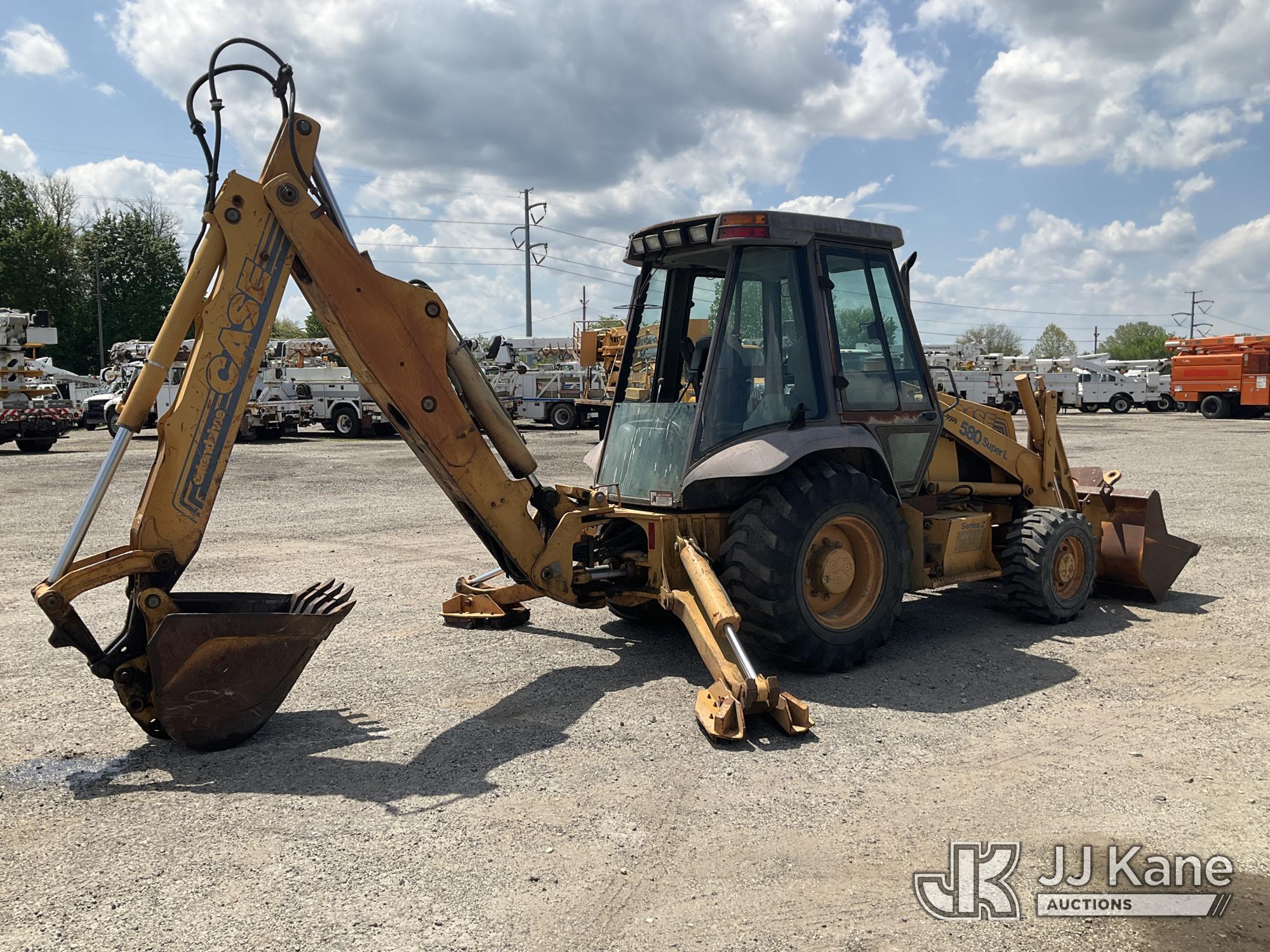 (Plymouth Meeting, PA) 1999 Case 580 Super L 4x4 Tractor Loader Backhoe No Title) (Runs Moves & Oper
