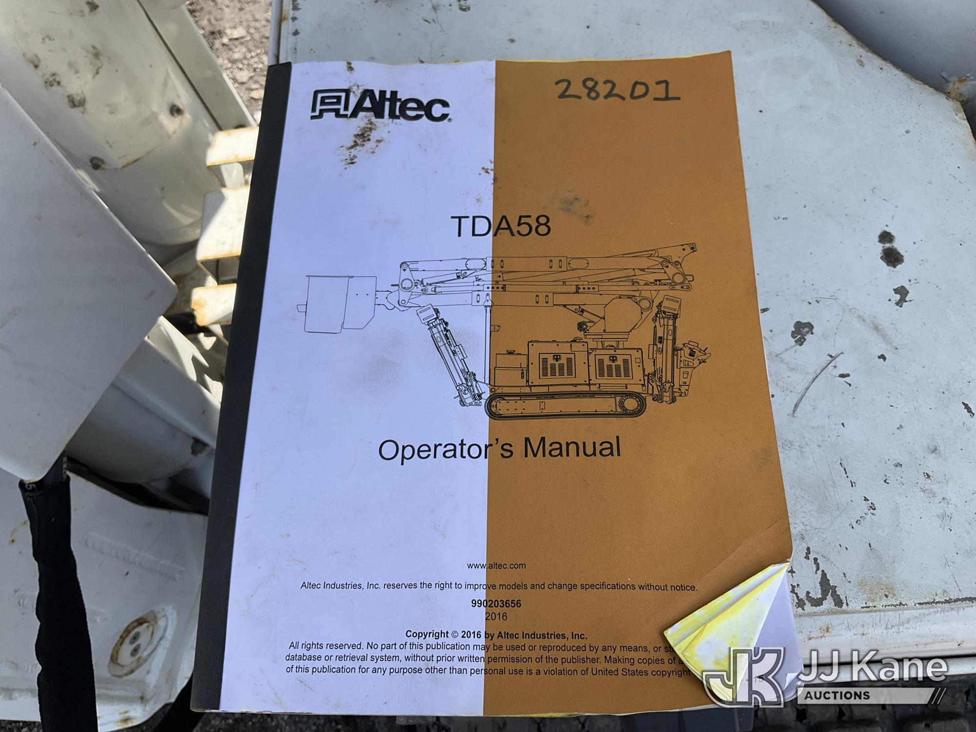 (Plymouth Meeting, PA) Altec TDA58 Runs Moves & Upper Operates, Remote In Office
