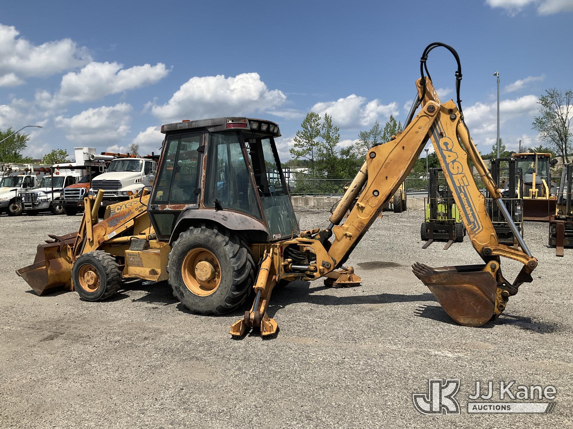 (Plymouth Meeting, PA) 1999 Case 580 Super L 4x4 Tractor Loader Backhoe No Title) (Runs Moves & Oper
