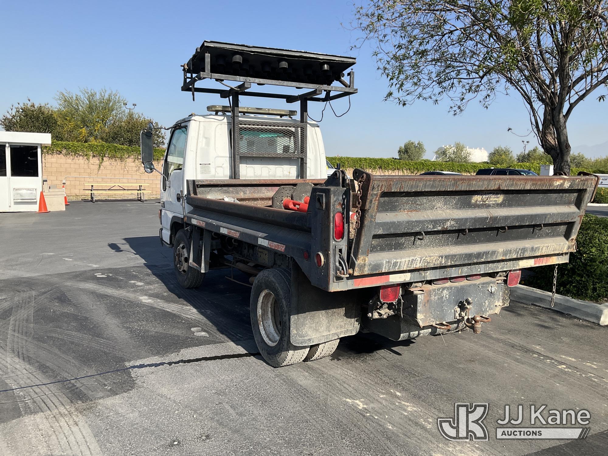 (Jurupa Valley, CA) 1999 Chevrolet W35042 Dump Truck Runs, Moves, & Dump Operates) (Arrow Board Not