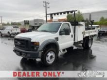 (Jurupa Valley, CA) 2008 Ford F-550 Dump Truck Runs & Moves, Dump Bed Does Not Operate, Failed Smog