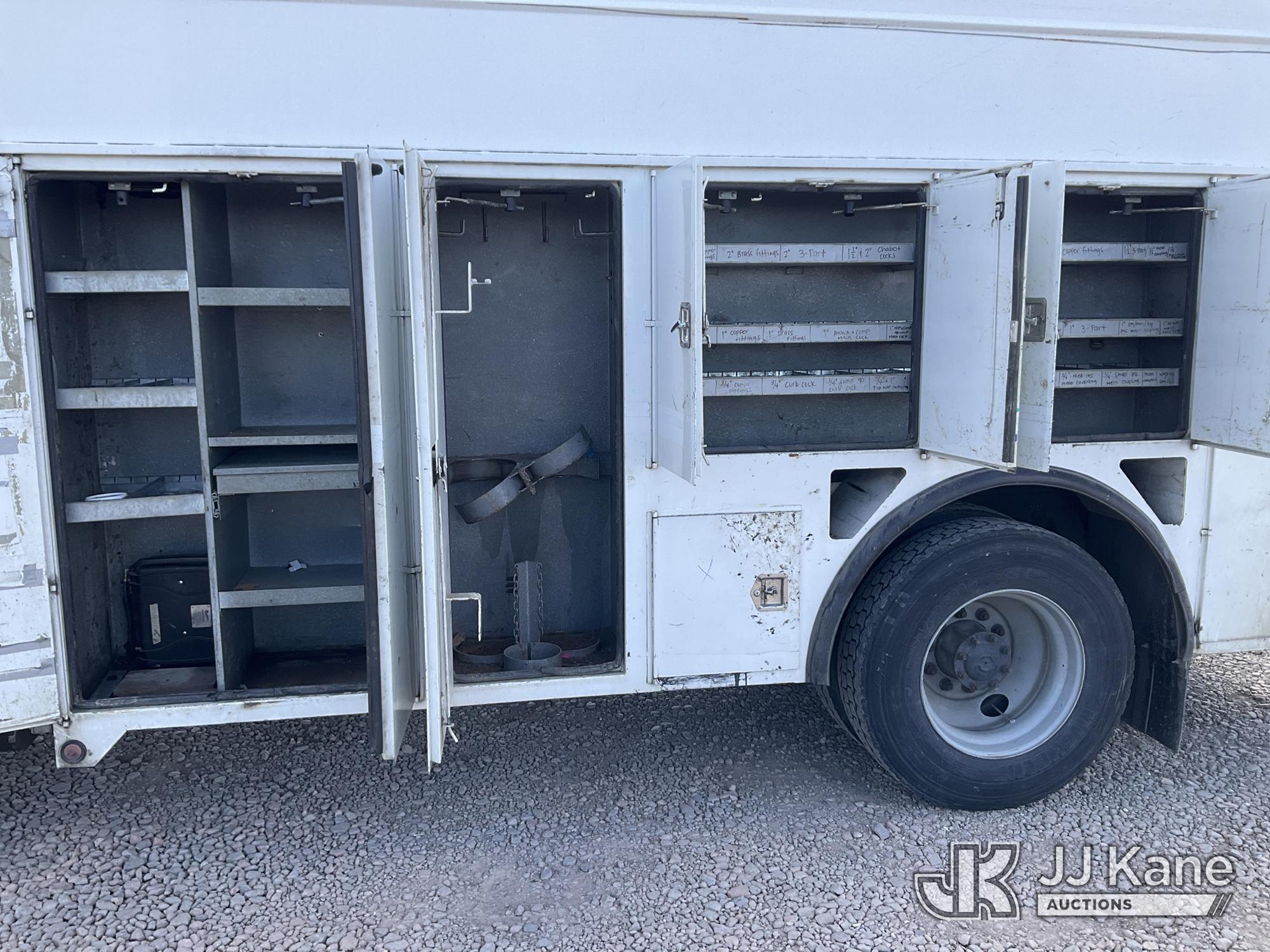 (Dixon, CA) 2005 Freightliner M2 106 Air Compressor/Enclosed Utility Truck Runs & Moves