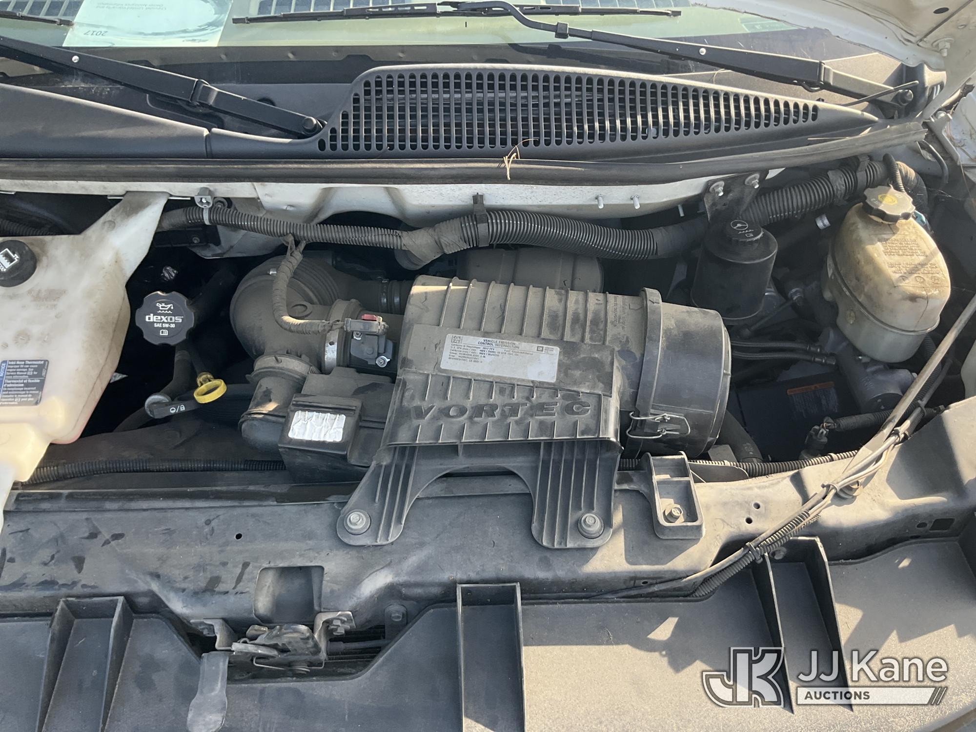 (Dixon, CA) 2017 Chevrolet Express Extended Cargo Van Runs & Moves) (Airbag Light On, ABS Light On,