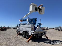 (Dixon, CA) Altec AM55, Over-Center Material Handling Bucket Truck rear mounted on 2013 Internationa