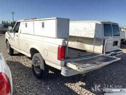 (Dixon, CA) 1993 Ford F250 Pickup Truck Not Running, Condition Unknown) (No Battery, Ignition Damage