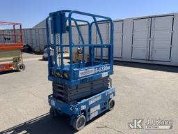 (Dixon, CA) 2021 Genie GS1330M Self-Propelled Scissor Lift Runs & Operates