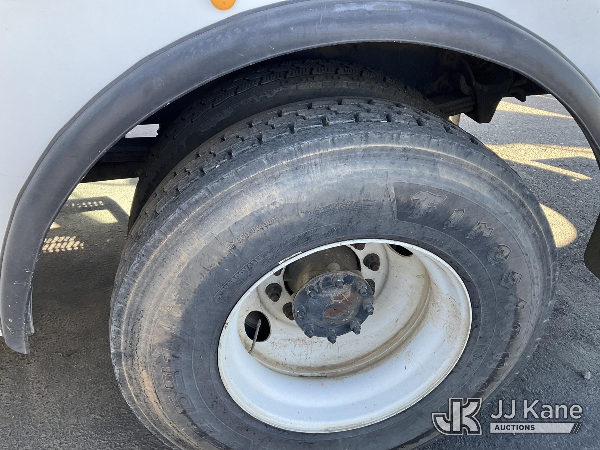 (Dixon, CA) Altec DC47-BTR, Digger Derrick rear mounted on 2015 Freightliner M2 106 4x4 Utility Truc