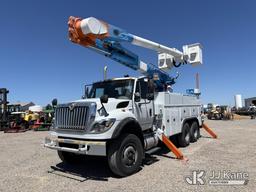 (Dixon, CA) Altec AM55, Over-Center Material Handling Bucket Truck rear mounted on 2013 Internationa
