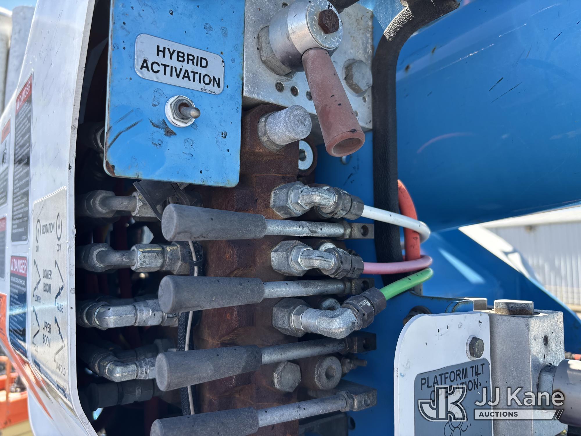 (Dixon, CA) Altec AM55, Over-Center Material Handling Bucket Truck rear mounted on 2013 Internationa