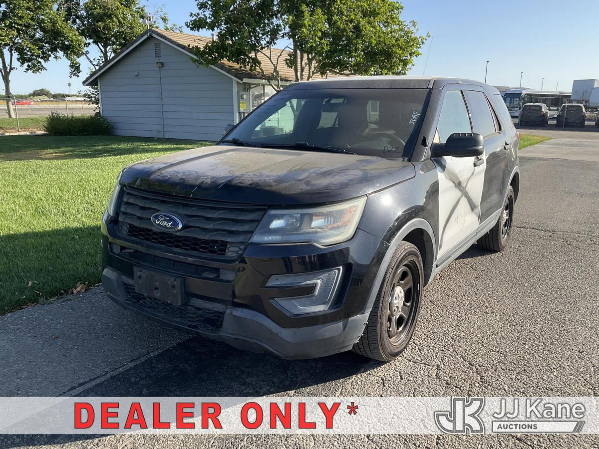 (Dixon, CA) 2016 Ford Explorer AWD Police Interceptor 4-Door Sport Utility Vehicle Runs & Moves) (Ho