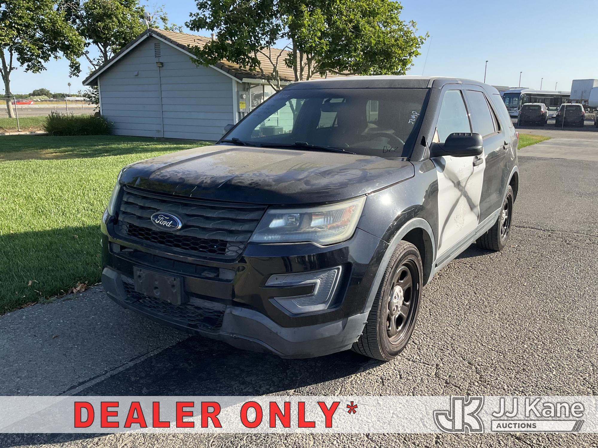 (Dixon, CA) 2016 Ford Explorer AWD Police Interceptor 4-Door Sport Utility Vehicle Runs & Moves) (Ho