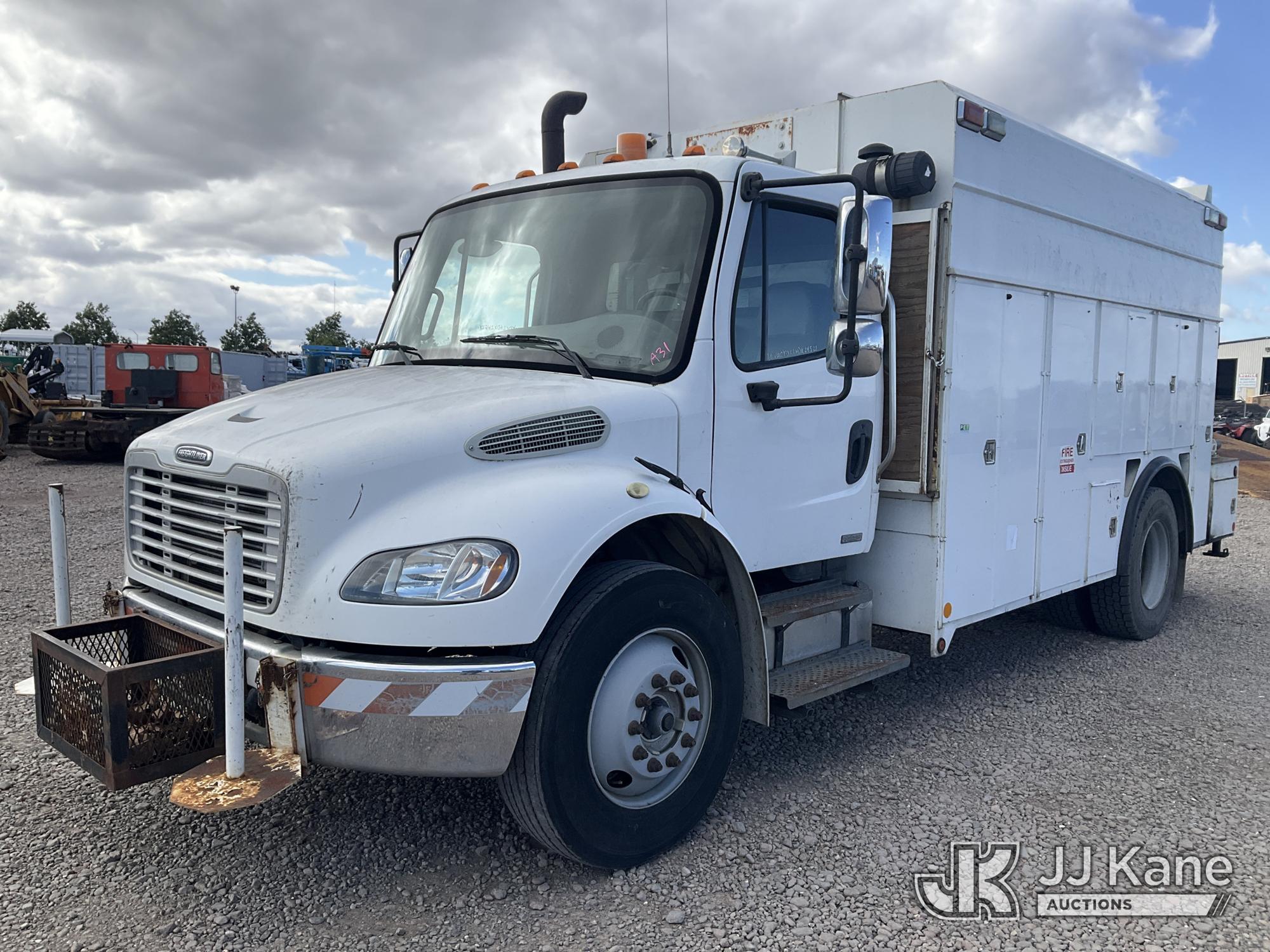 (Dixon, CA) 2006 Freightliner M2 106 Air Compressor/Enclosed Utility Truck Runs & Moves