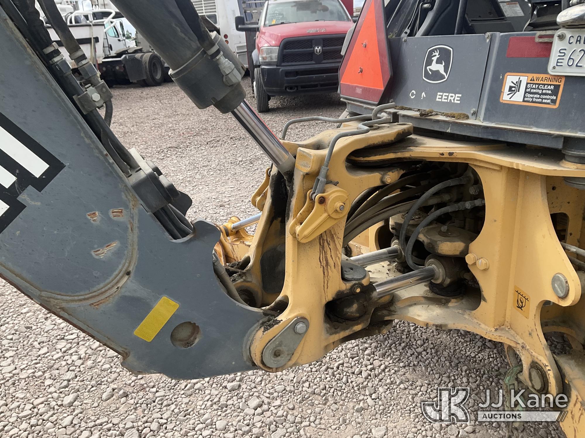 (Dixon, CA) John Deere 310K 4x4 Tractor Loader Backhoe Runs, Moves & Operates) (Backhoe Holders Brok