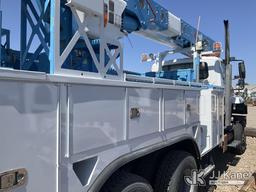 (Dixon, CA) Altec AM55, Over-Center Material Handling Bucket Truck rear mounted on 2013 Internationa