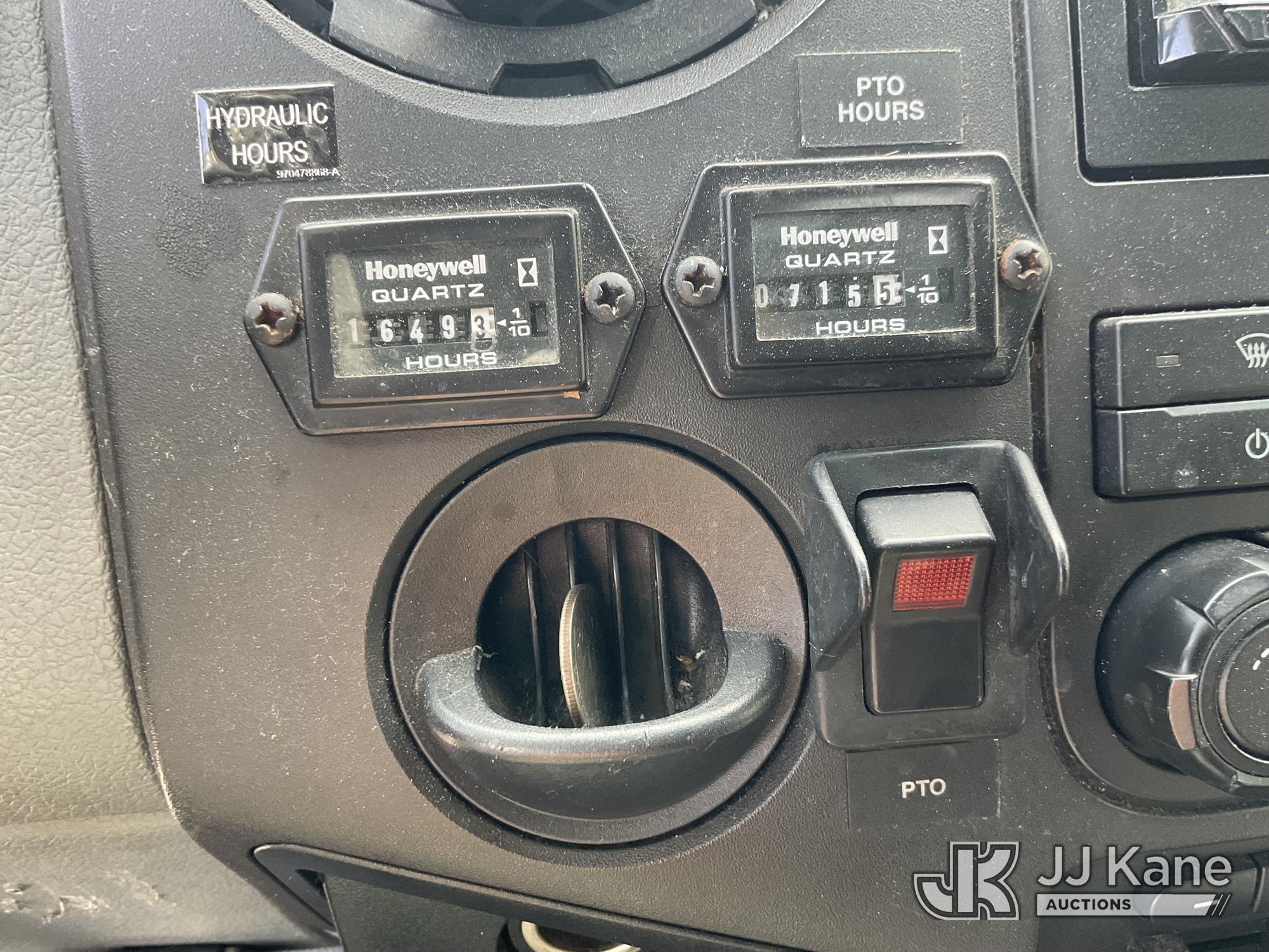 (Dixon, CA) Altec AT37G, Articulating & Telescopic Bucket mounted behind cab on 2013 Ford F550 4x4 S