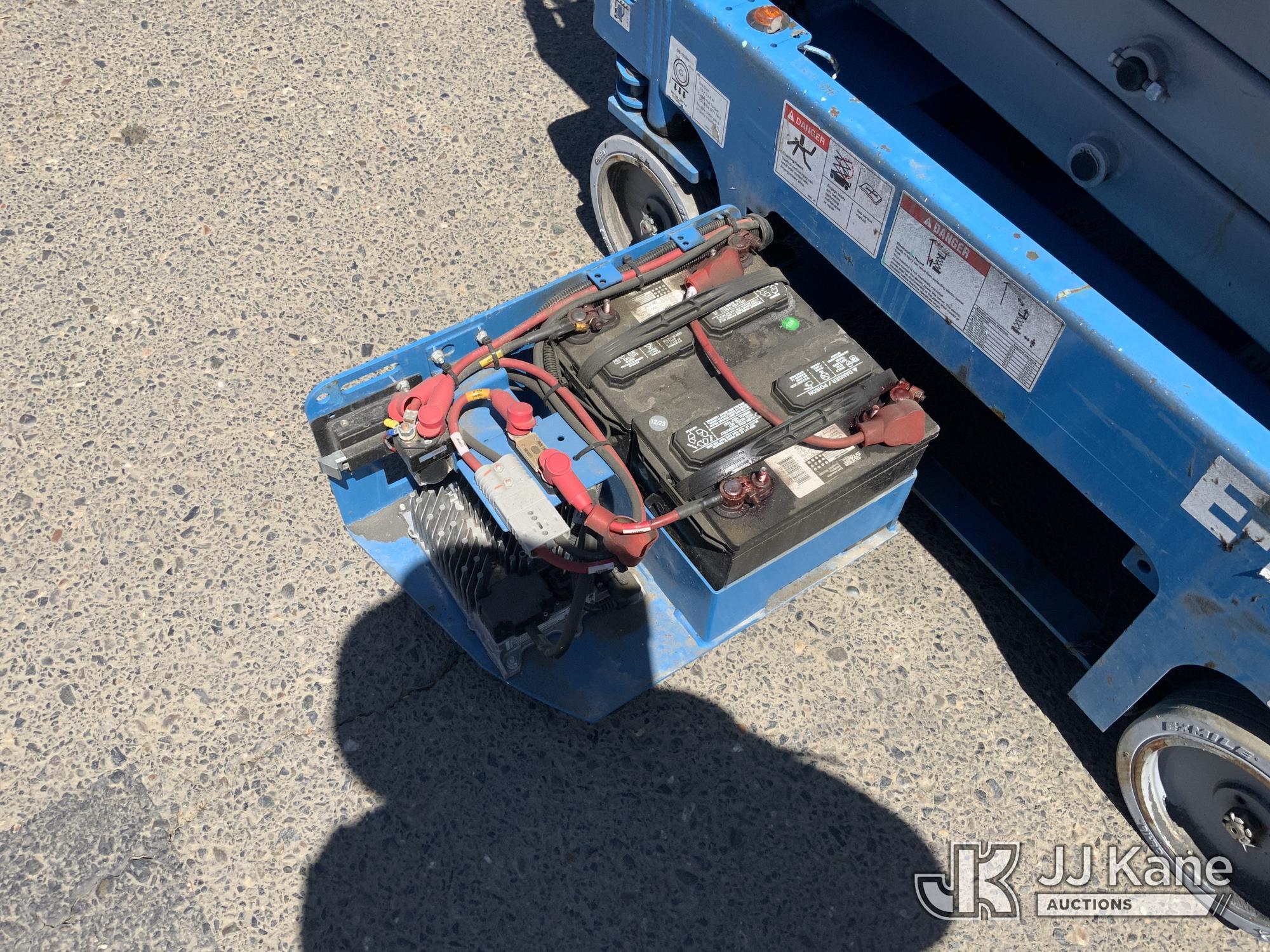 (Dixon, CA) 2021 Genie GS1330M Self-Propelled Scissor Lift Runs & Operates