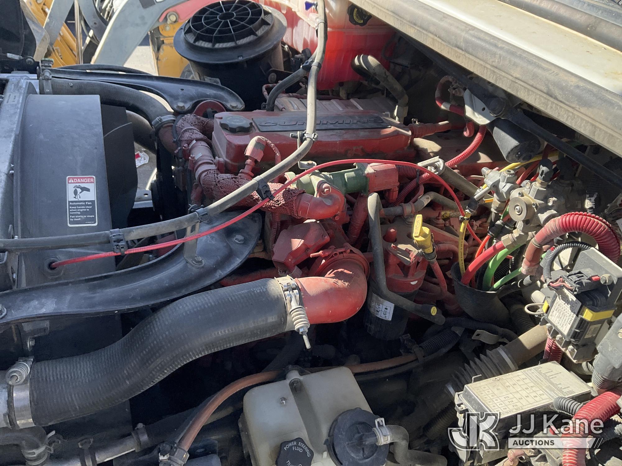 (Dixon, CA) Altec DC47-BTR, Digger Derrick rear mounted on 2015 Freightliner M2 106 4x4 Utility Truc