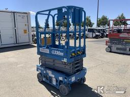 (Dixon, CA) 2021 Genie GS1330M Self-Propelled Scissor Lift Runs & Operates