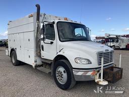 (Dixon, CA) 2006 Freightliner M2 106 Air Compressor/Enclosed Utility Truck Runs & Moves