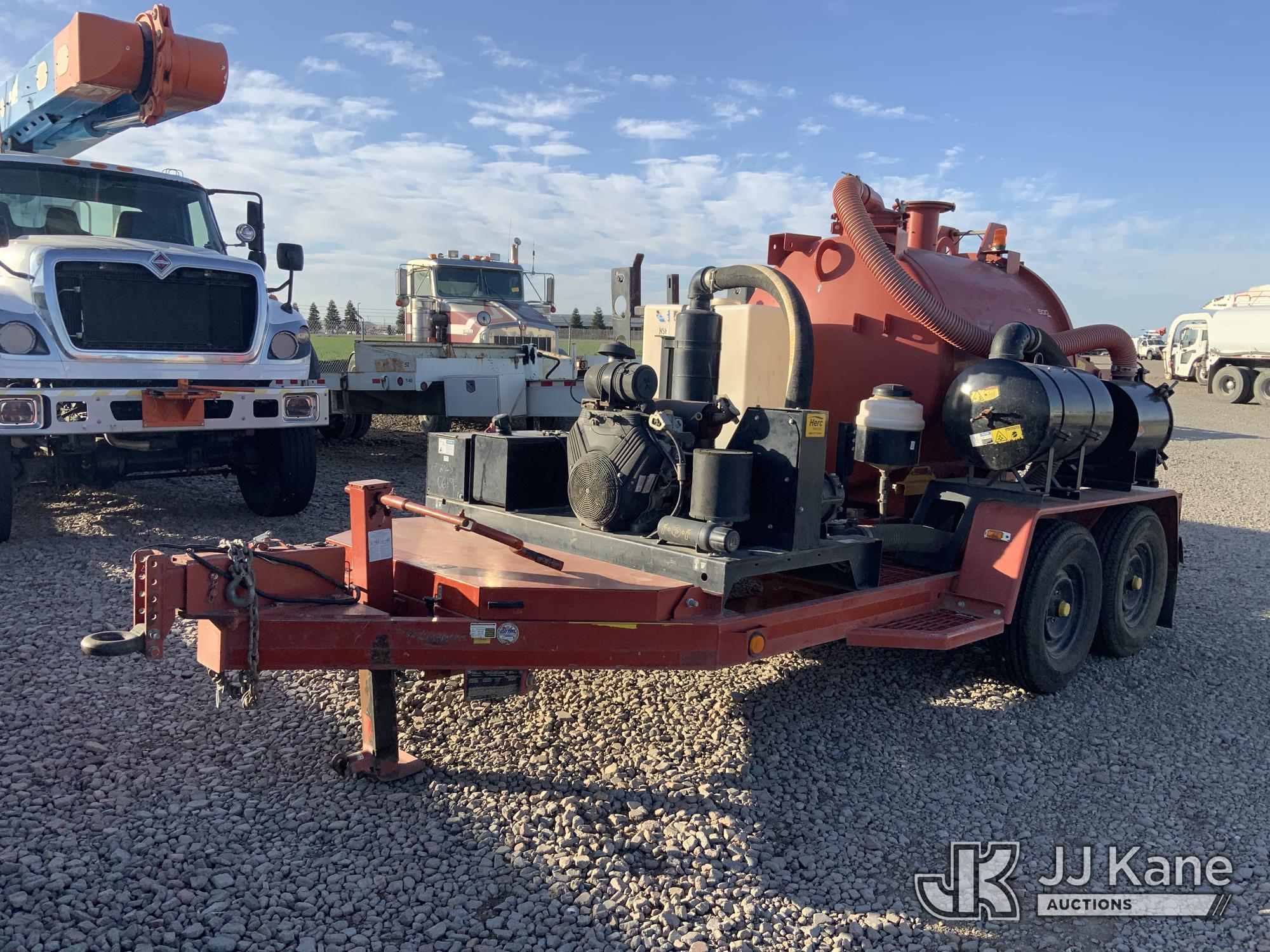 (Dixon, CA) 2019 Ditch Witch T9S T/A Vacuum Excavation Trailer Engine Runs, Towable