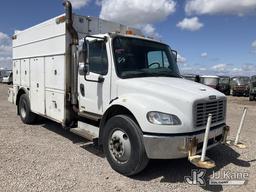 (Dixon, CA) 2005 Freightliner M2 106 Air Compressor/Enclosed Utility Truck Runs & Moves