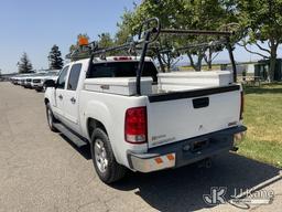 (Dixon, CA) 2012 GMC Sierra Hybrid Crew-Cab Pickup Truck Runs & Moves