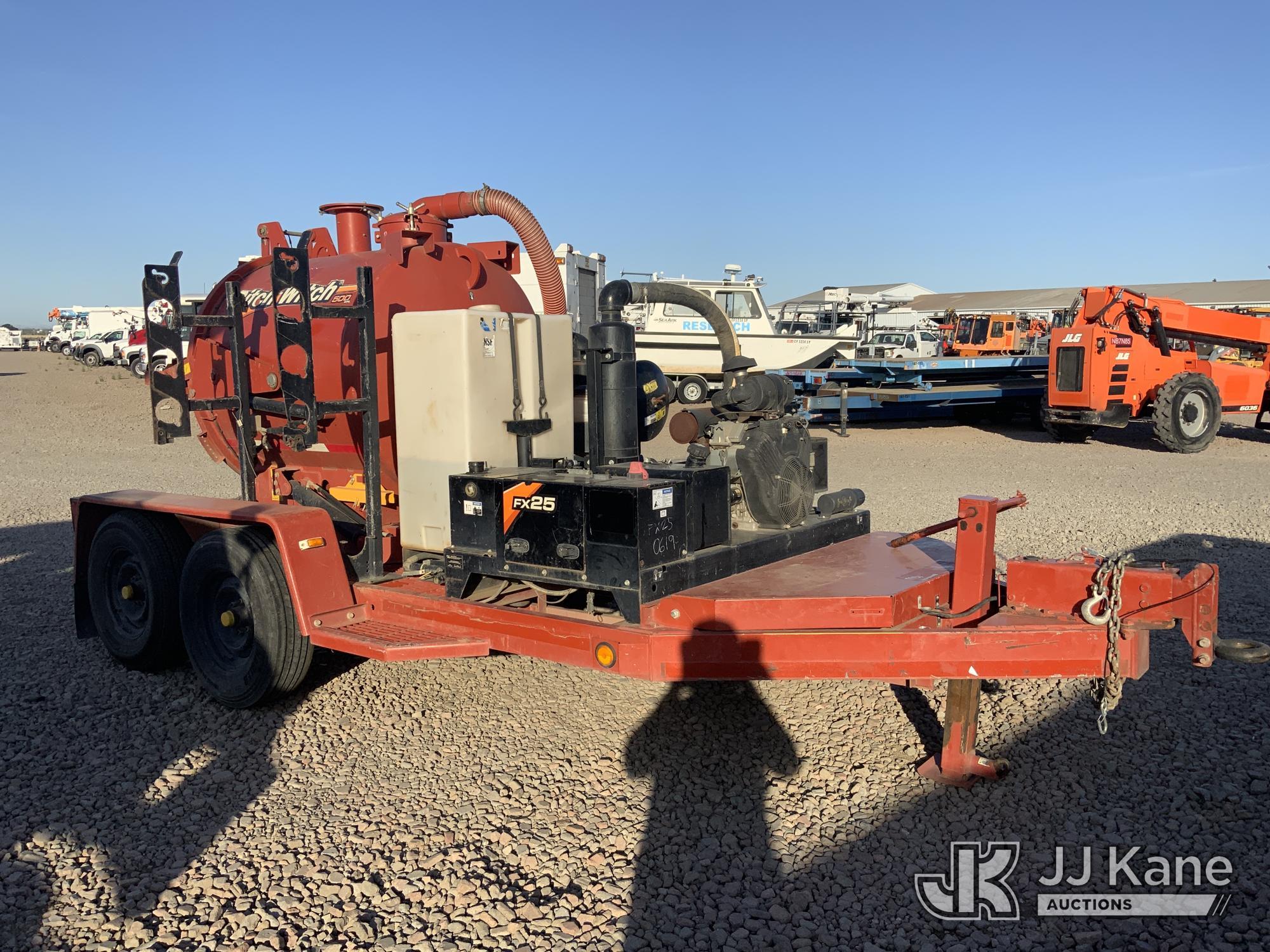 (Dixon, CA) 2019 Ditch Witch T9S T/A Vacuum Excavation Trailer Engine Runs, Towable