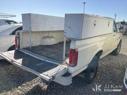(Dixon, CA) 1993 Ford F250 Pickup Truck Not Running, Condition Unknown) (No Battery, Ignition Damage