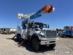 (Dixon, CA) Altec AM55, Over-Center Material Handling Bucket Truck rear mounted on 2013 Internationa