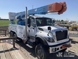 (Dixon, CA) Altec AM55, Over-Center Material Handling Bucket Truck rear mounted on 2013 Internationa