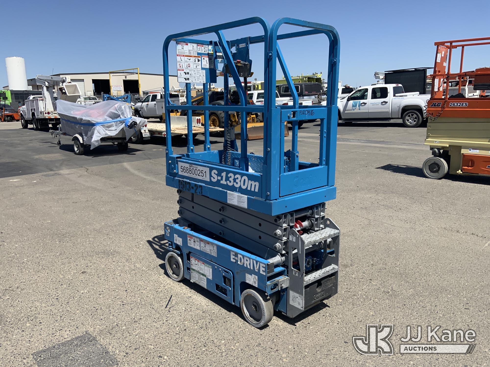 (Dixon, CA) 2021 Genie GS1330M Self-Propelled Scissor Lift Runs & Operates