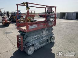 (Dixon, CA) 2015 Sky Jack SJ3226 Self-Propelled Scissor Lift Moves & Operates