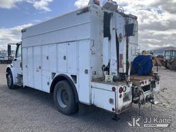 (Dixon, CA) 2006 Freightliner M2 106 Air Compressor/Enclosed Utility Truck Runs & Moves
