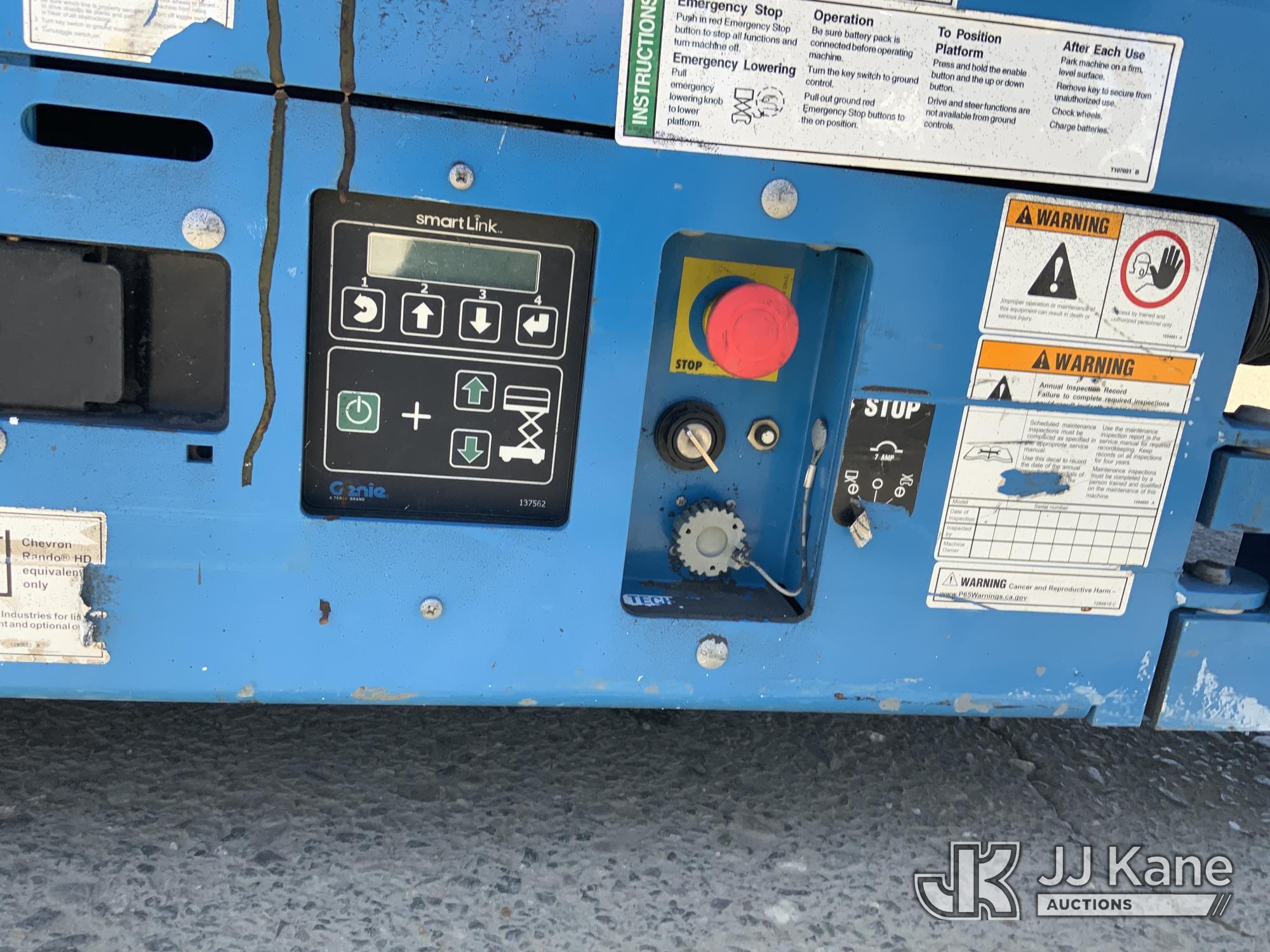 (Dixon, CA) 2021 Genie GS1330M Self-Propelled Scissor Lift Runs & Operates
