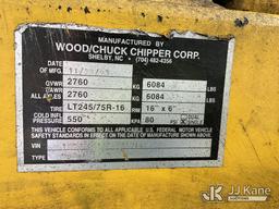 (Dixon, CA) 2005 Wood Chuck 1200 Chipper (12in Disc) Not Running, Condition Unknown) (Towable, No Ke