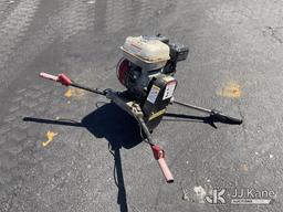 (Dixon, CA) 2 Person Gas Powered Post Hole Digger (Cranks Cranks,Does Not Start