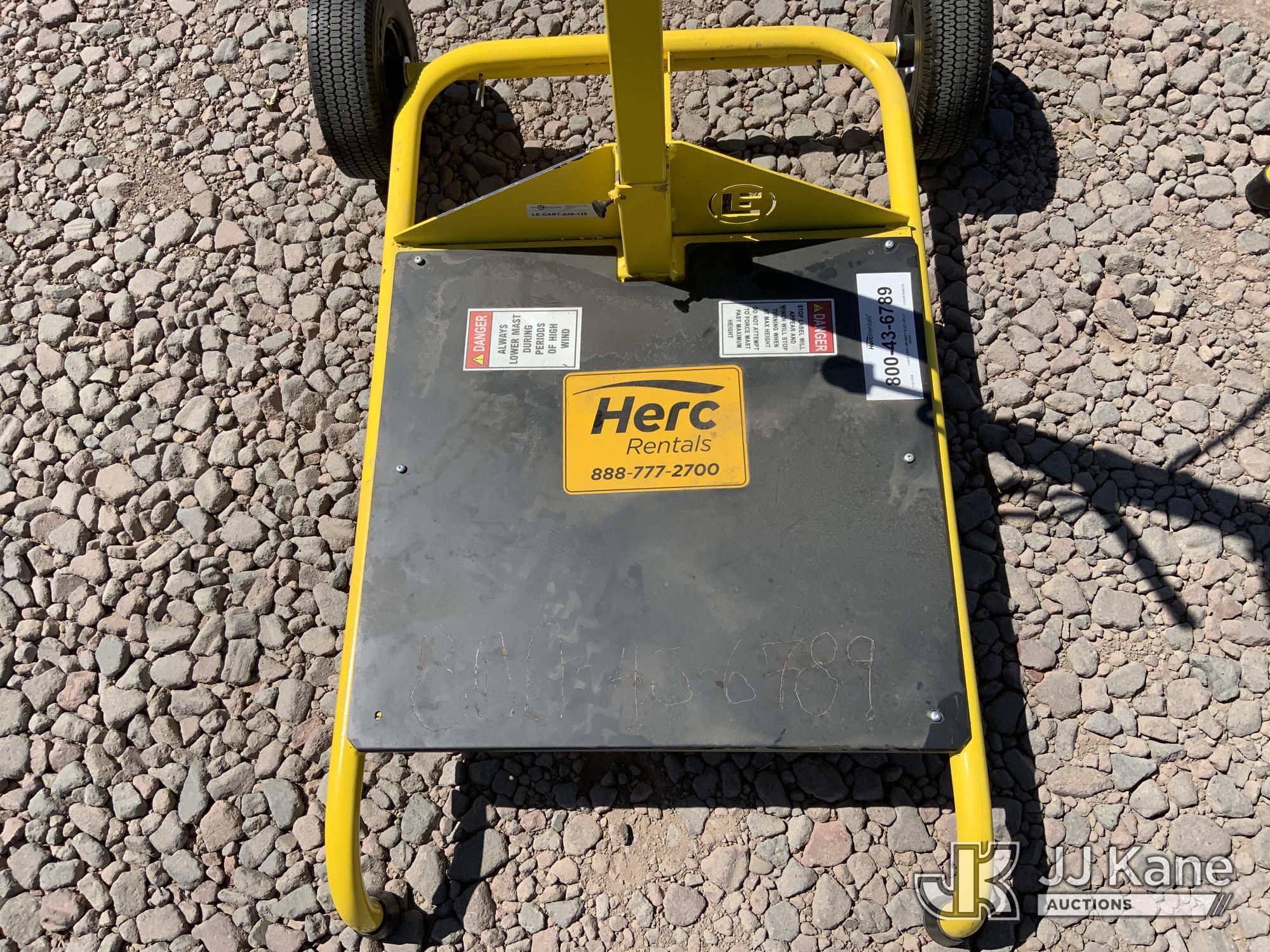 (Dixon, CA) Electric LED Light Cart (Conditions Unknown)(Used) NOTE: This unit is being sold AS IS/W