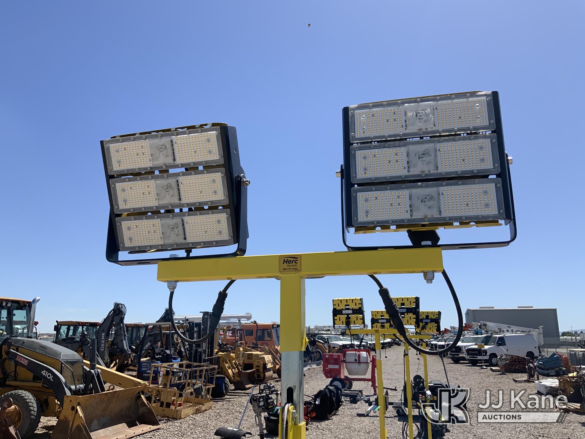 (Dixon, CA) Electric LED Light Cart (Conditions Unknown)(Used) NOTE: This unit is being sold AS IS/W