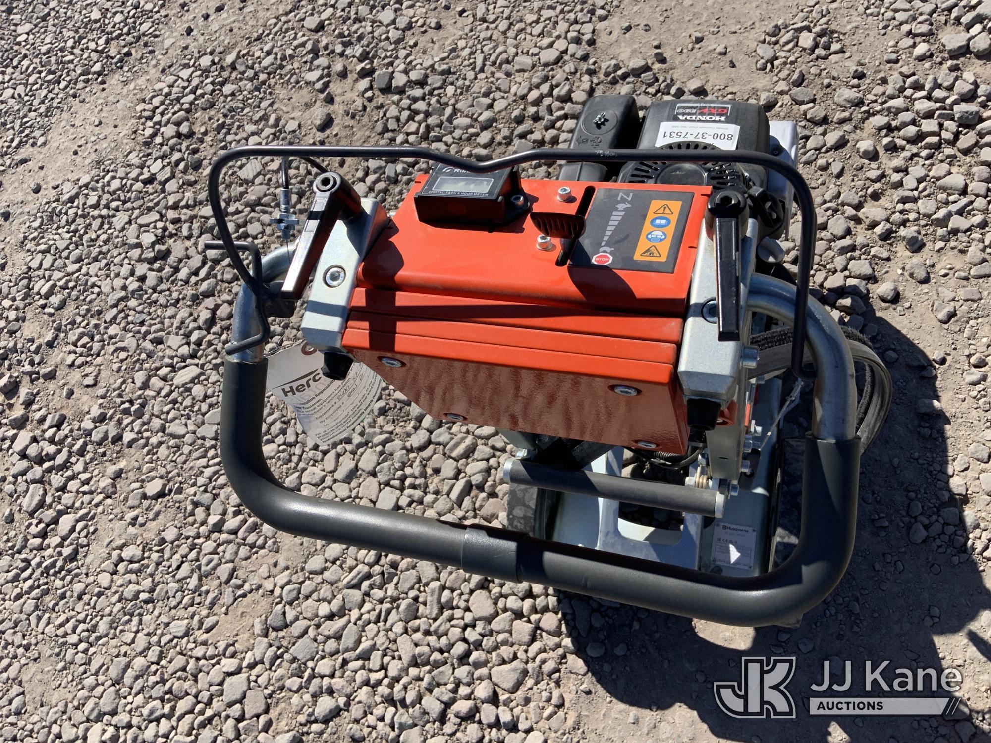 (Dixon, CA) Husqvarna Concrete Floor Grinder (Used Used, Cranks, Does Not Start