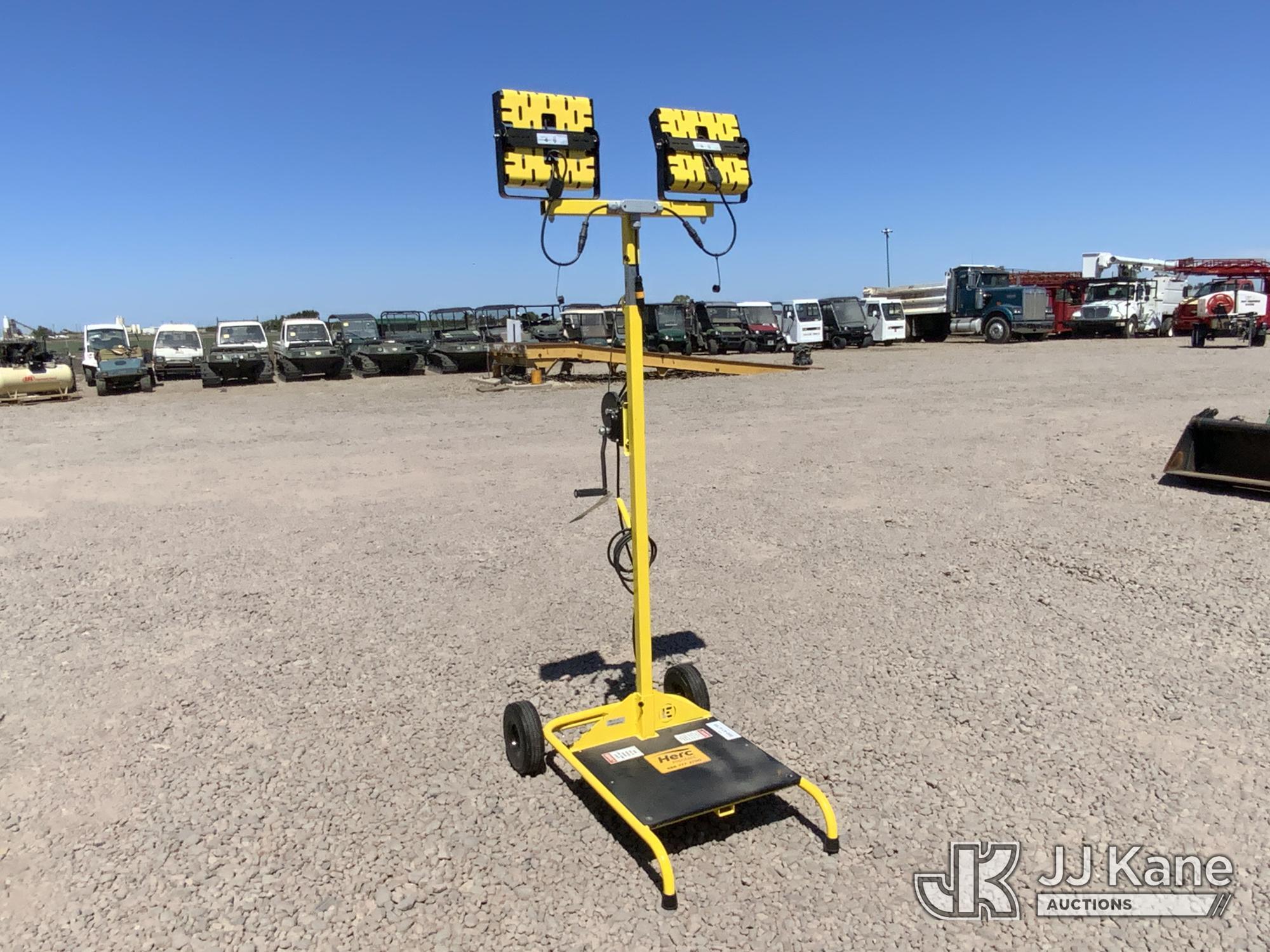 (Dixon, CA) Electric LED Light Cart (Conditions Unknown)(Used) NOTE: This unit is being sold AS IS/W