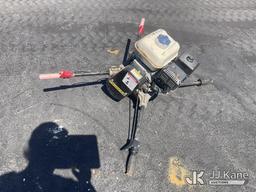 (Dixon, CA) 2 Person Gas Powered Post Hole Digger (Cranks Cranks,Does Not Start