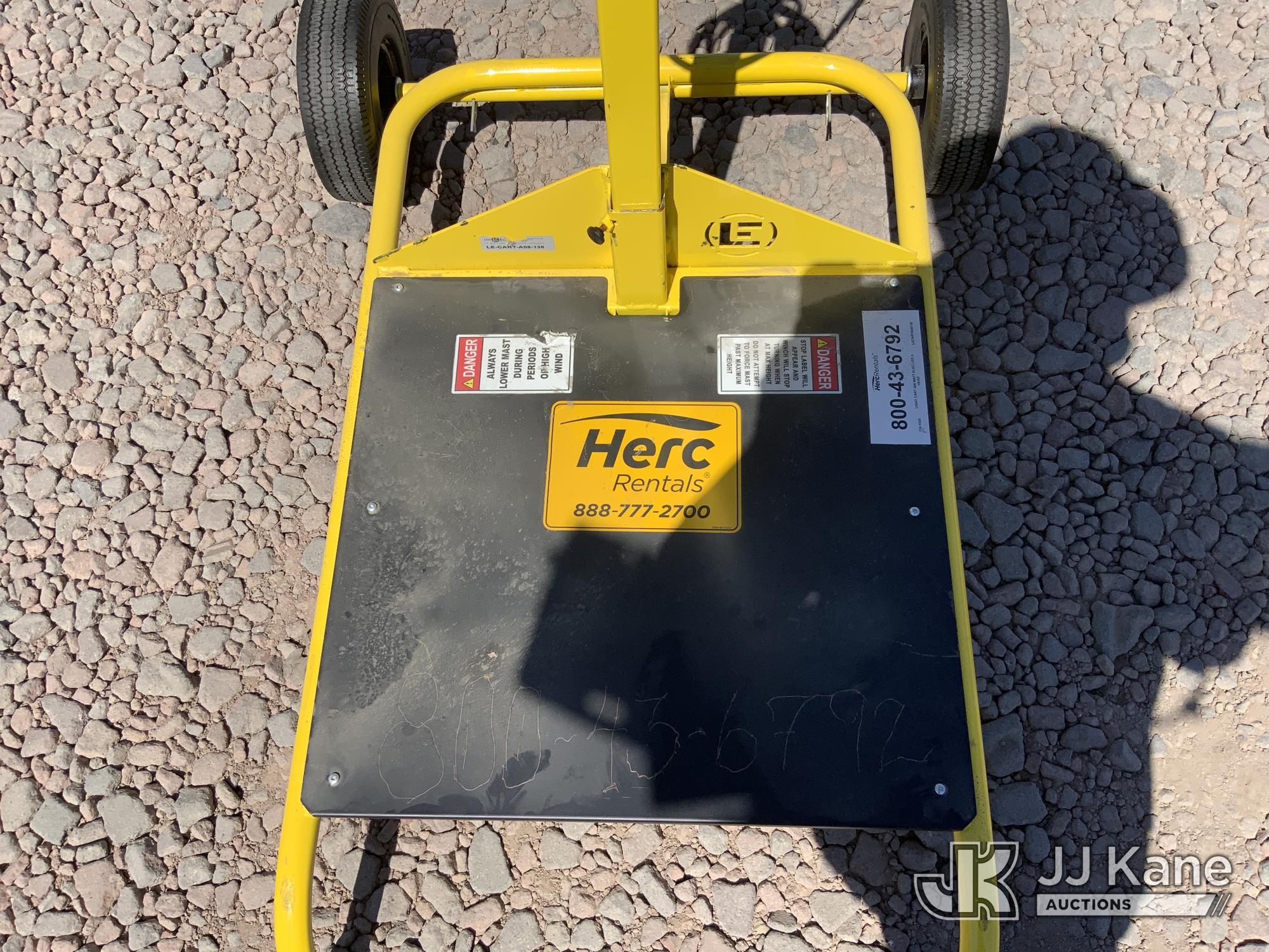 (Dixon, CA) Electric LED Light Cart (Conditions Unknown)(Used) NOTE: This unit is being sold AS IS/W