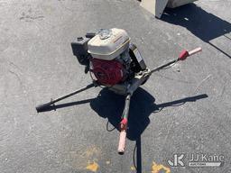 (Dixon, CA) 2 Person Gas Powered Post Hole Digger (Cranks Cranks,Does Not Start