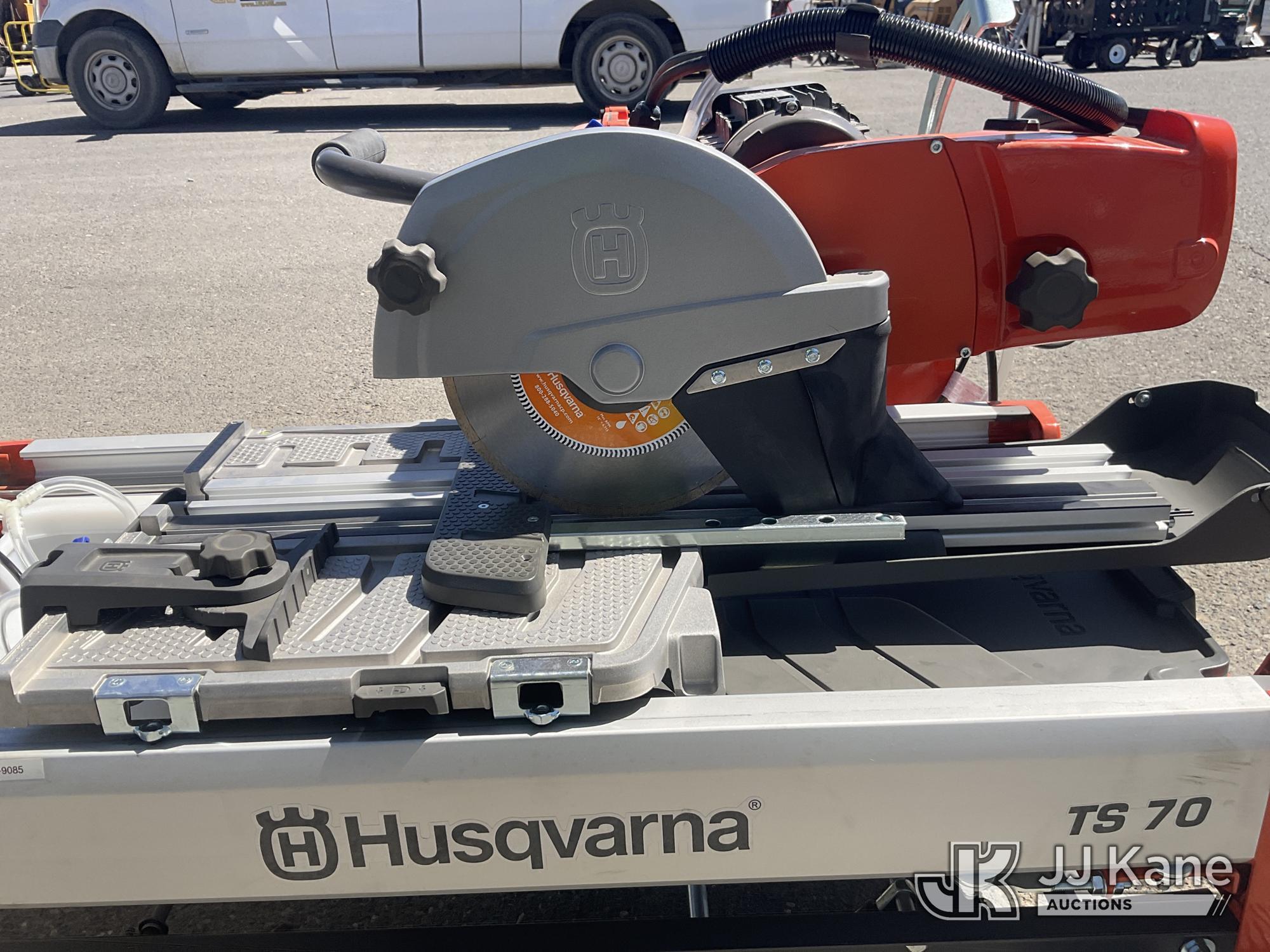 (Dixon, CA) Husqvarna TS70 Electric Tile Saw (Used) NOTE: This unit is being sold AS IS/WHERE IS via