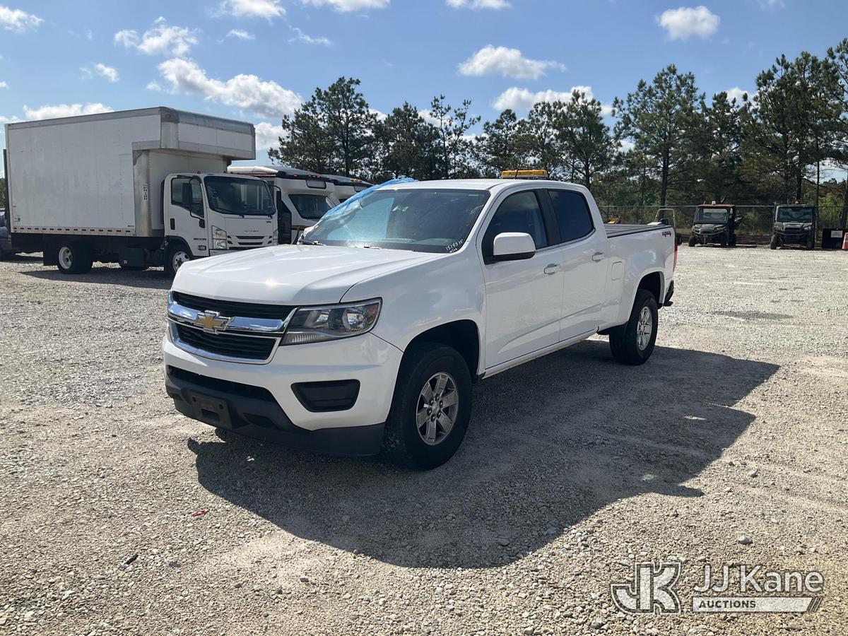 (Villa Rica, GA) 2016 Chevrolet Colorado 4x4 Crew-Cab Pickup Truck, (Southern Company Unit) Wrecked)