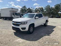 (Villa Rica, GA) 2016 Chevrolet Colorado 4x4 Crew-Cab Pickup Truck, (Southern Company Unit) Wrecked)
