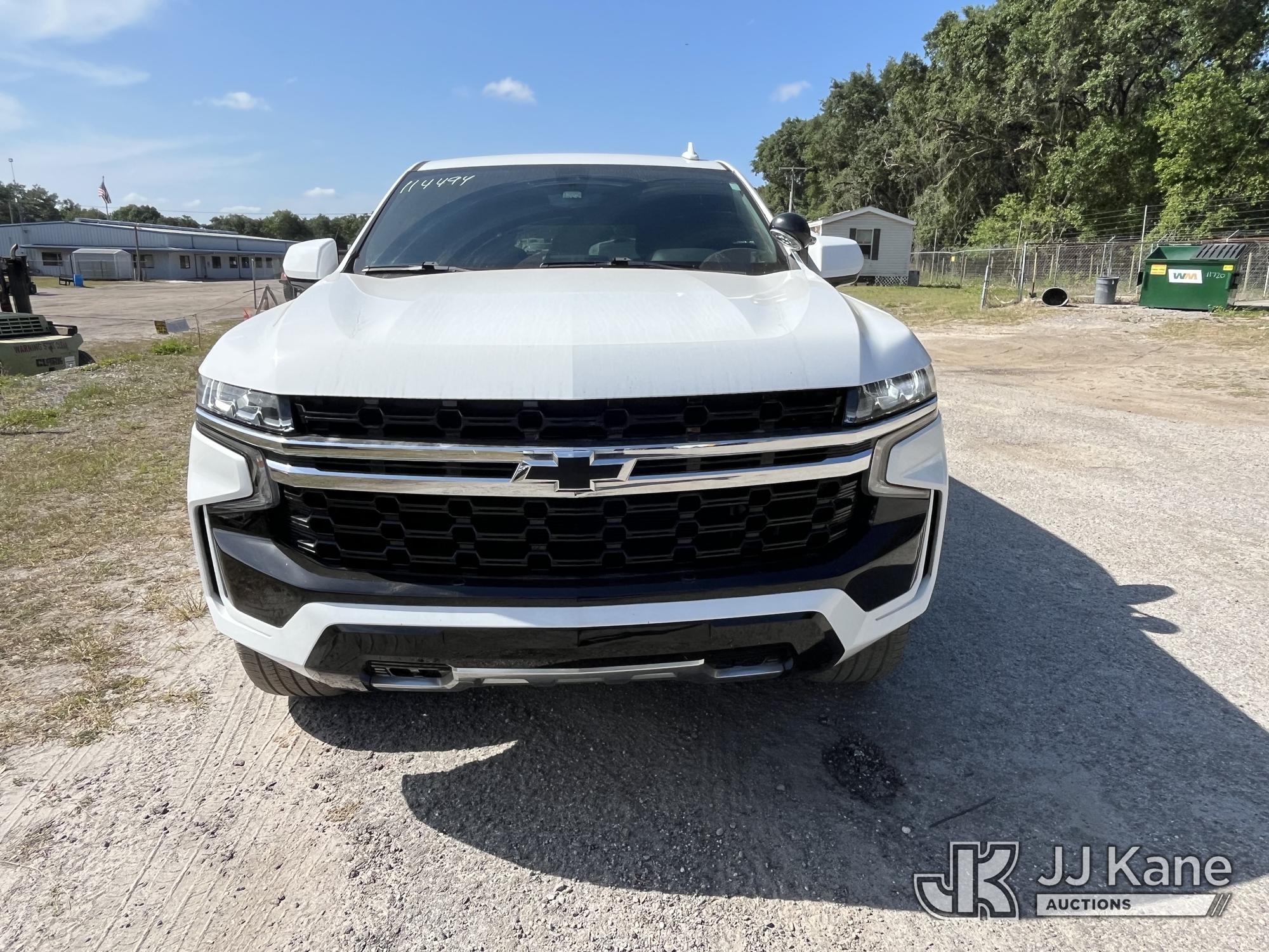 (Tampa, FL) 2021 Chevrolet Tahoe 4-Door Sport Utility Vehicle, Former Police Vehicle Hillsborough Co